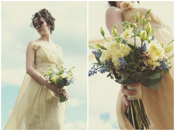 Bride wearing Sally Lacock Isadora wedding dress