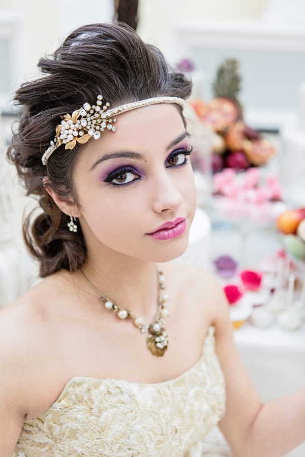 Bride with headband