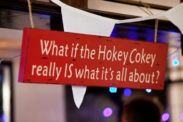 Hokey cokey sign