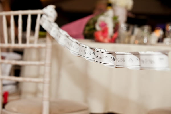 Wedding paper chain