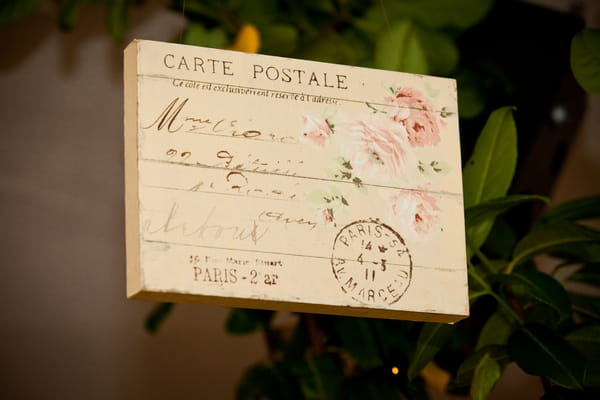 Vintage postal sign