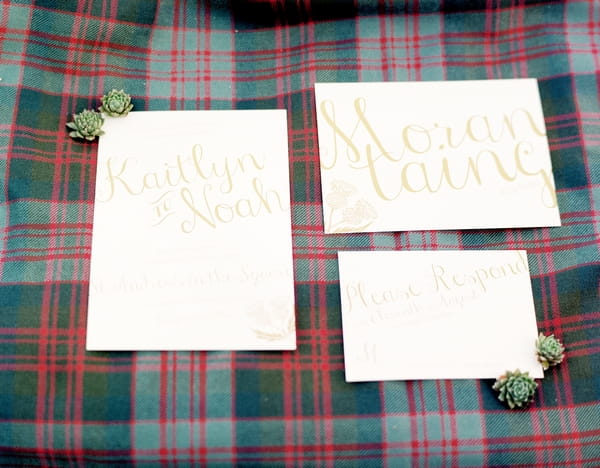 Scottish wedding invitations