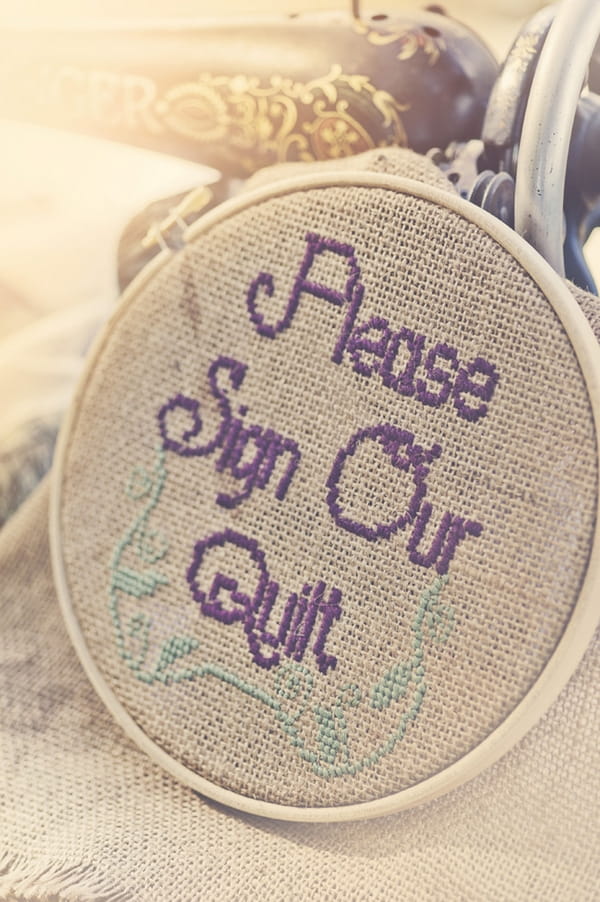 Please Sign Our Quilt sign