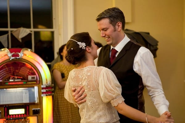 Bride and groom wedding dance