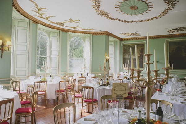 Wedding breakfast room