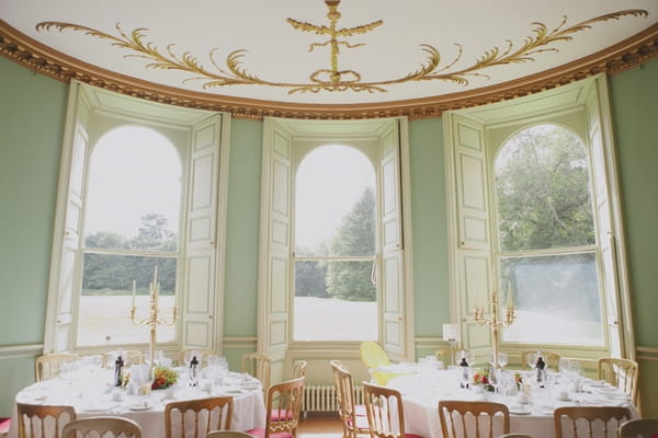 Wedding breakfast room