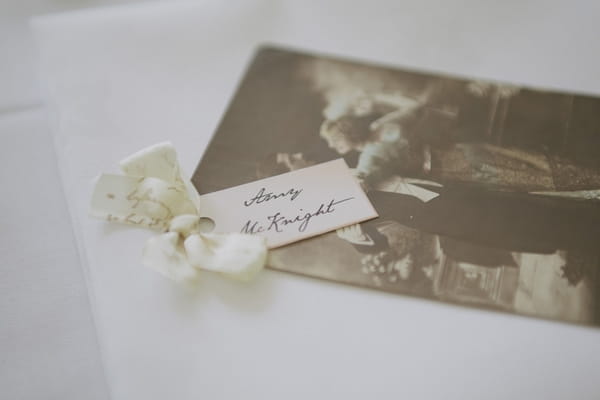 Wedding place card