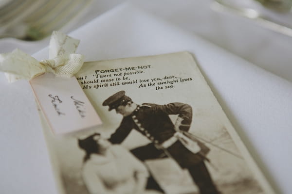 Wedding place card