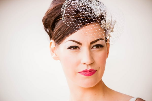 Bride with fascinator