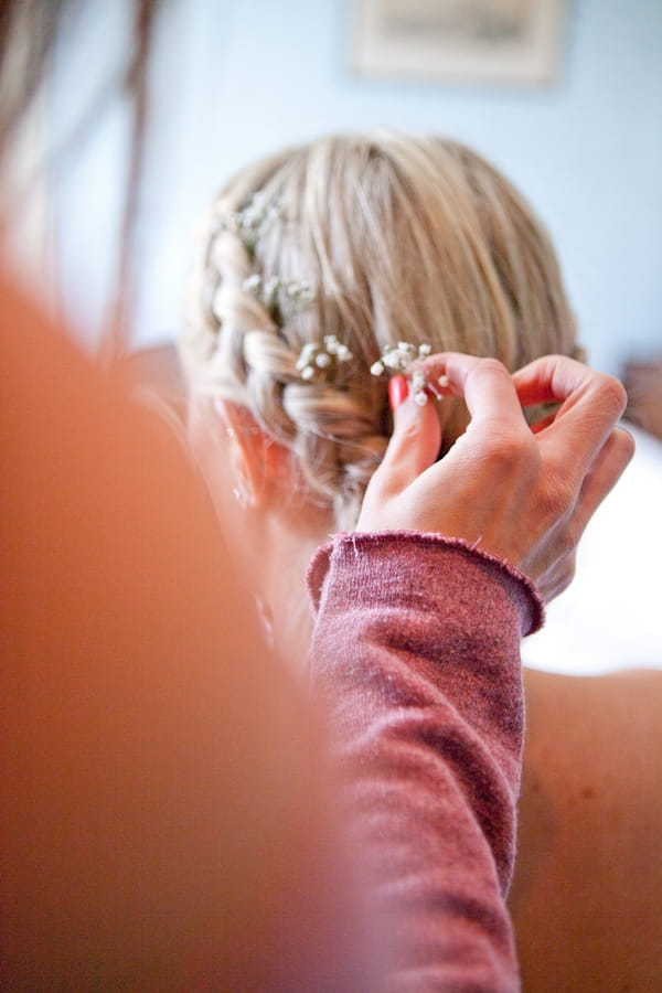 Braid bridal hair