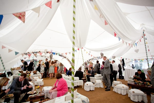 Marquee wedding reception