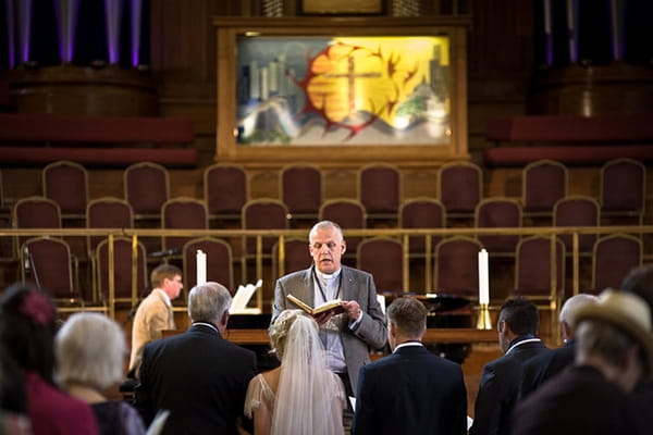 Wedding ceremony at Westminster Central Hall