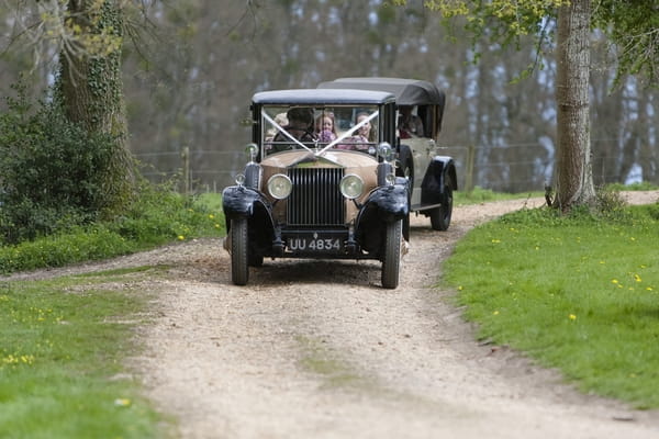 Vintage wedding cars