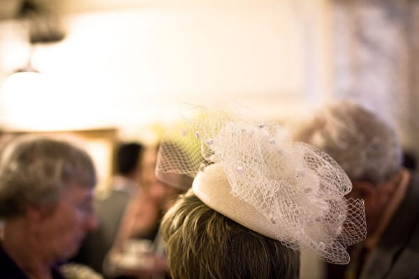 Wedding guest's hat