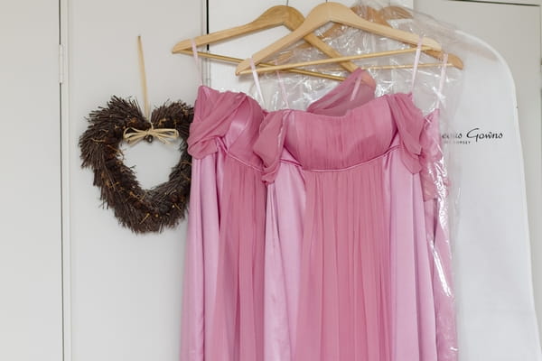 Pink bridesmaid dresses