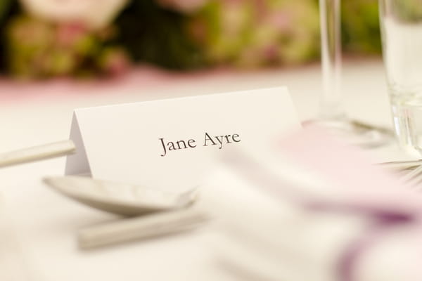 Wedding place card