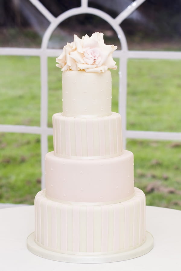 tiered wedding cake