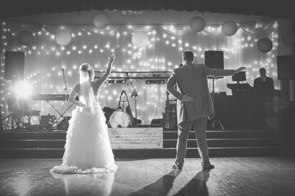 Bride and groom first dance routine