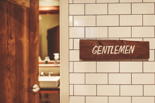 Gentlemen sign