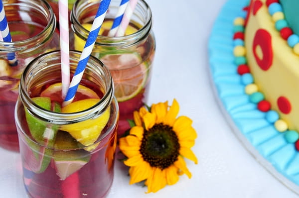 Drinks in jam jars