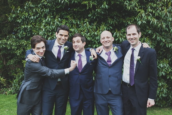 Groom and groomsmen