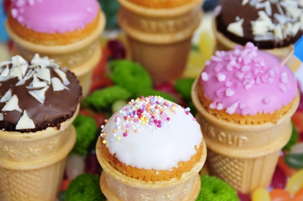 Ice cream style cupcakes