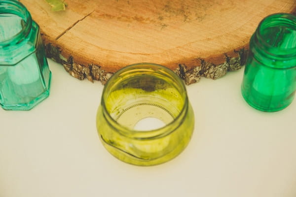 Green tealight holder