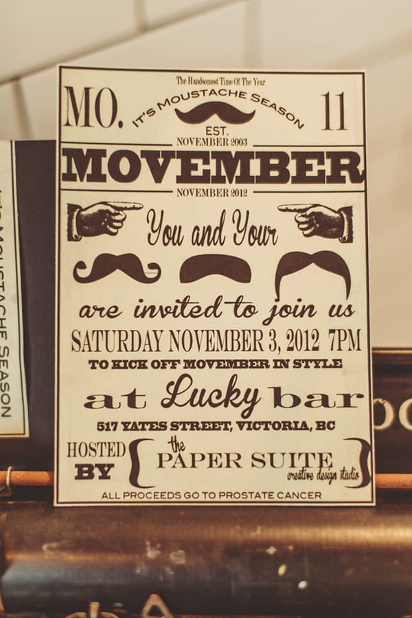 Movember invitation
