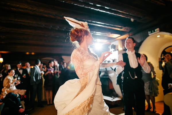 Bride and groom wedding dance