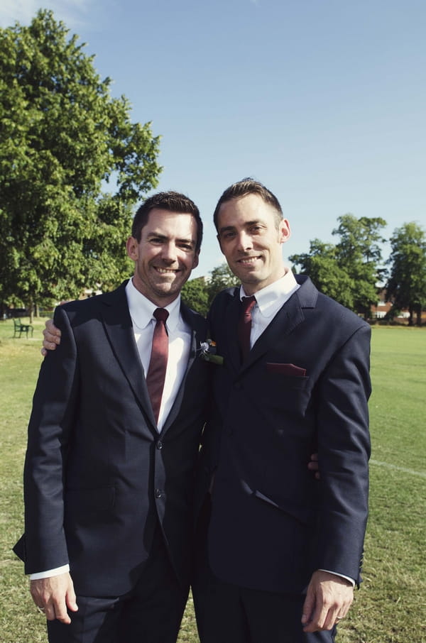 Groom and best man