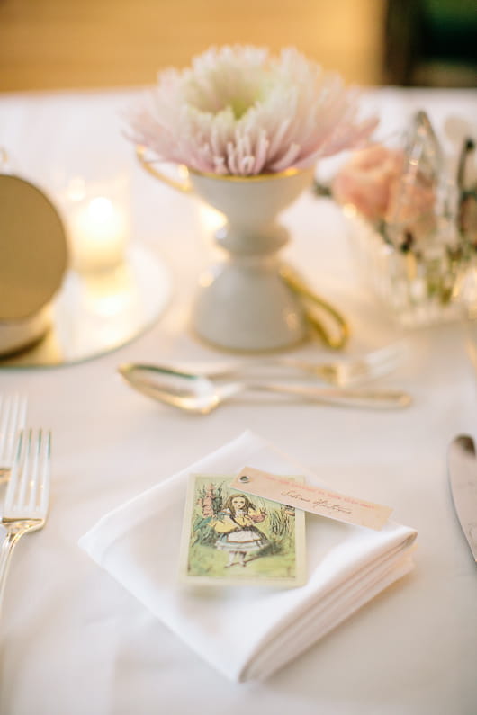 Wedding place setting