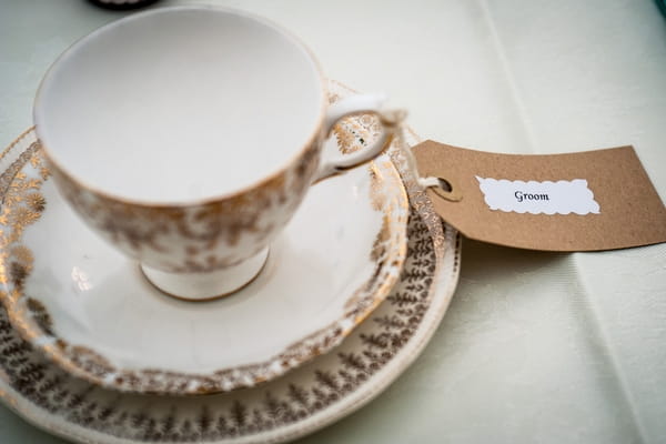 Groom vintage teacup