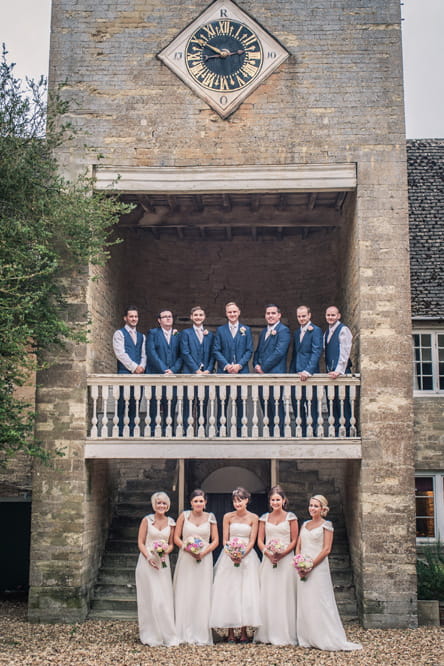 Bridesmaids and groomsmen