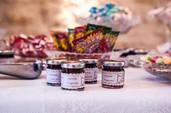 Small jars of jam