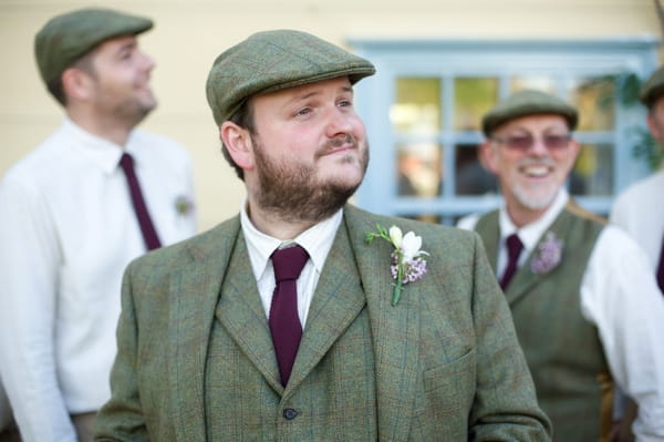 Groom in tweed