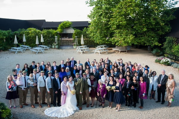 Wedding group shot