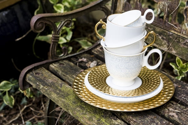 Cups and saucers from AMARA Wedding Gift Lists