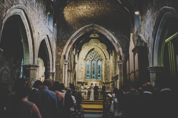 Church wedding ceremony