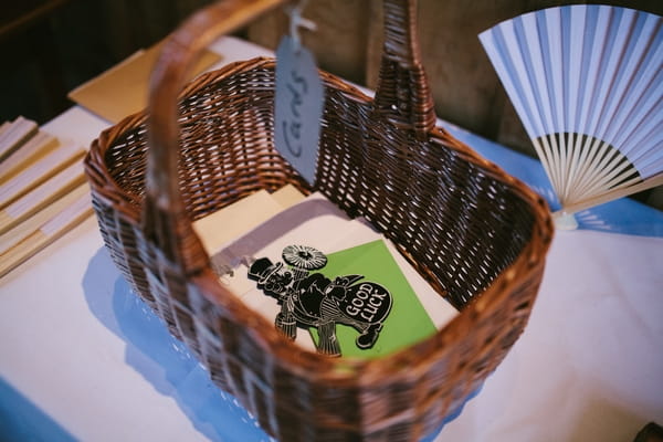 Basket for wedding cards