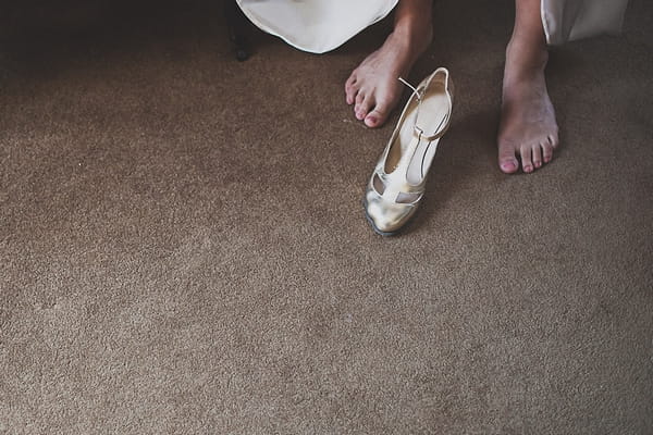 Bride's shoes