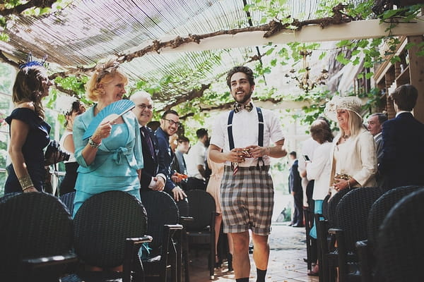 Male flower girl