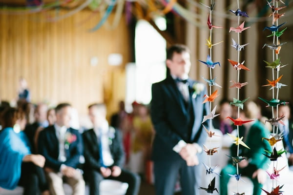 Groom waiting at altar