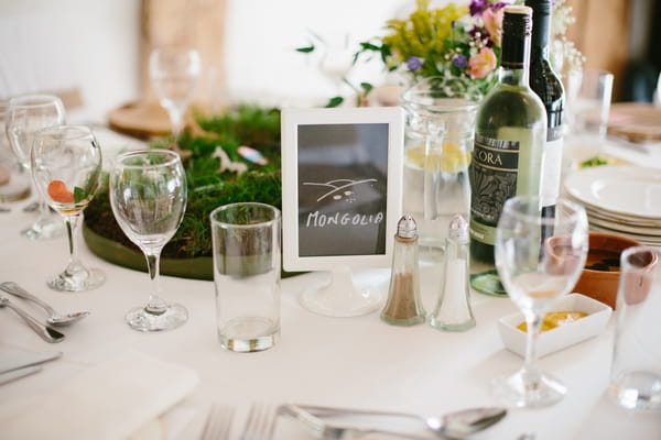 Mongolia themed wedding table