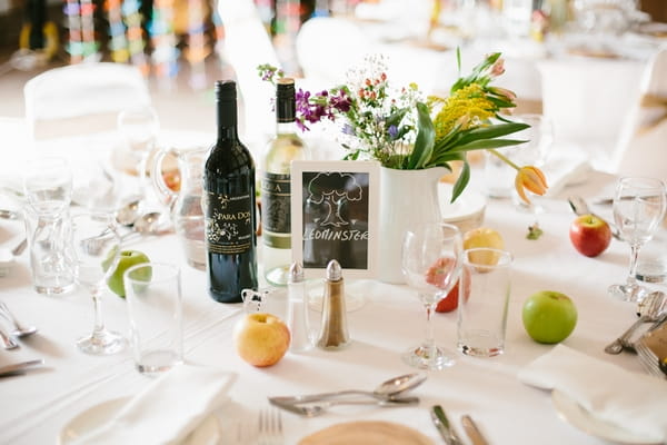 Leominster themed wedding table