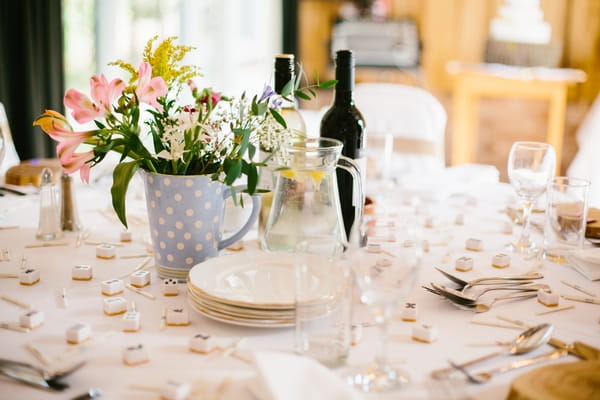 Wedding table decorations