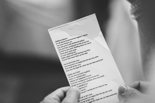 Wedding song lyrics