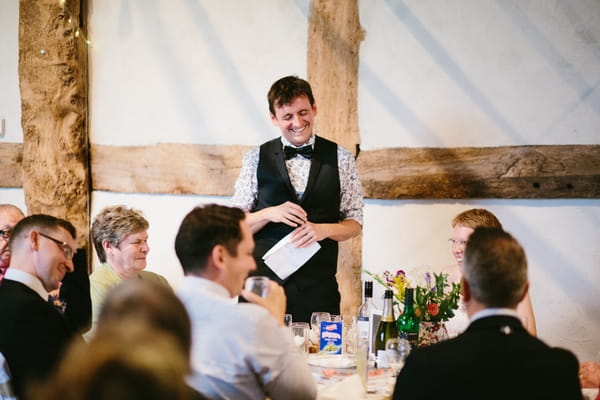 Groom wedding speech