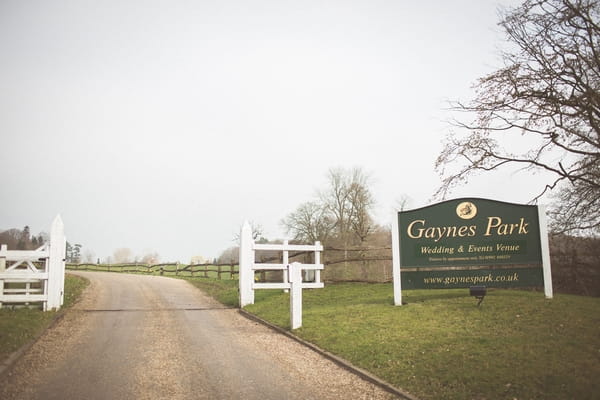 Entrance to Gayne Park