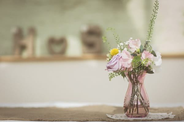 Small vase of flowers