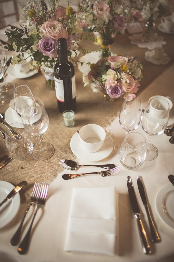 Wedding breakfast table layout